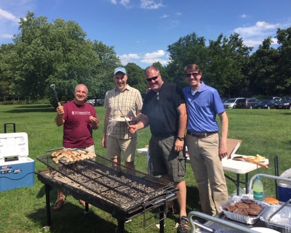 First Congo members grilling