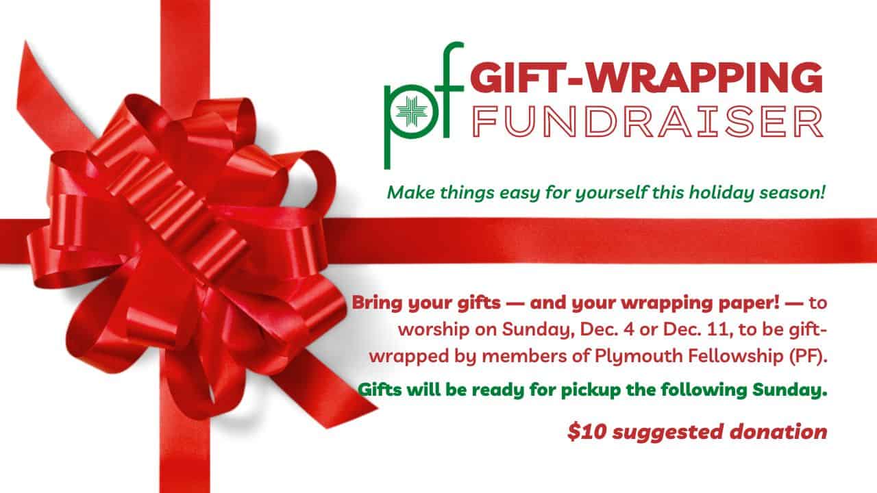 Gift-wrapping fundraiser