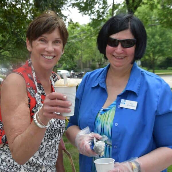 First Congo Ann and friend drinking homemade root beer floats