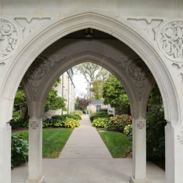 Archways leading up to First Congo