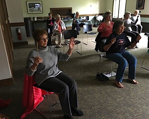 First Congo members doing Tai Chi