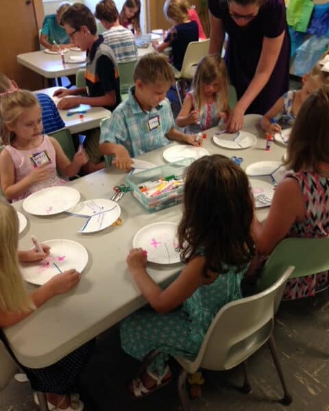 First Congo Summer Sunday School kids coloring