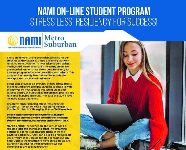 NAMI online learning poster