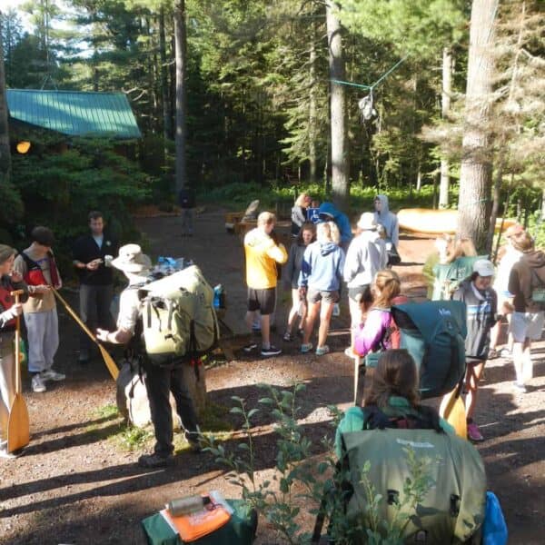 Youth program kids camping