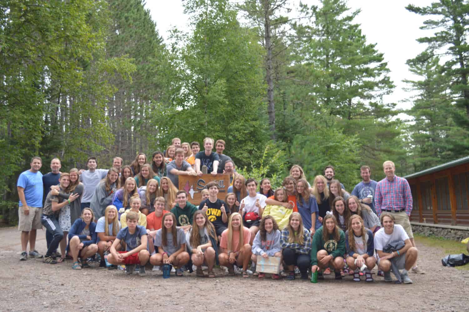 Youth Program canoe trip in 2018