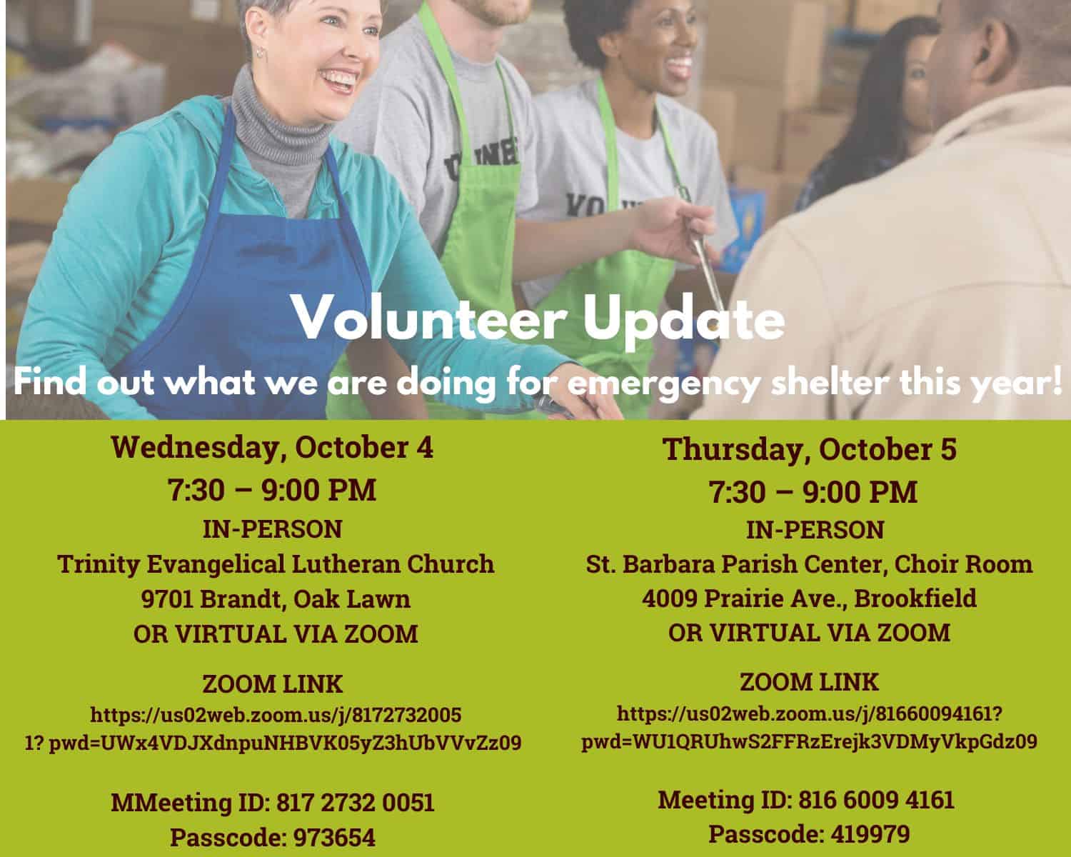 beds volunteer meeting
